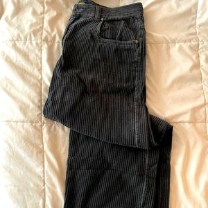 Black Corduroy unisex Pants